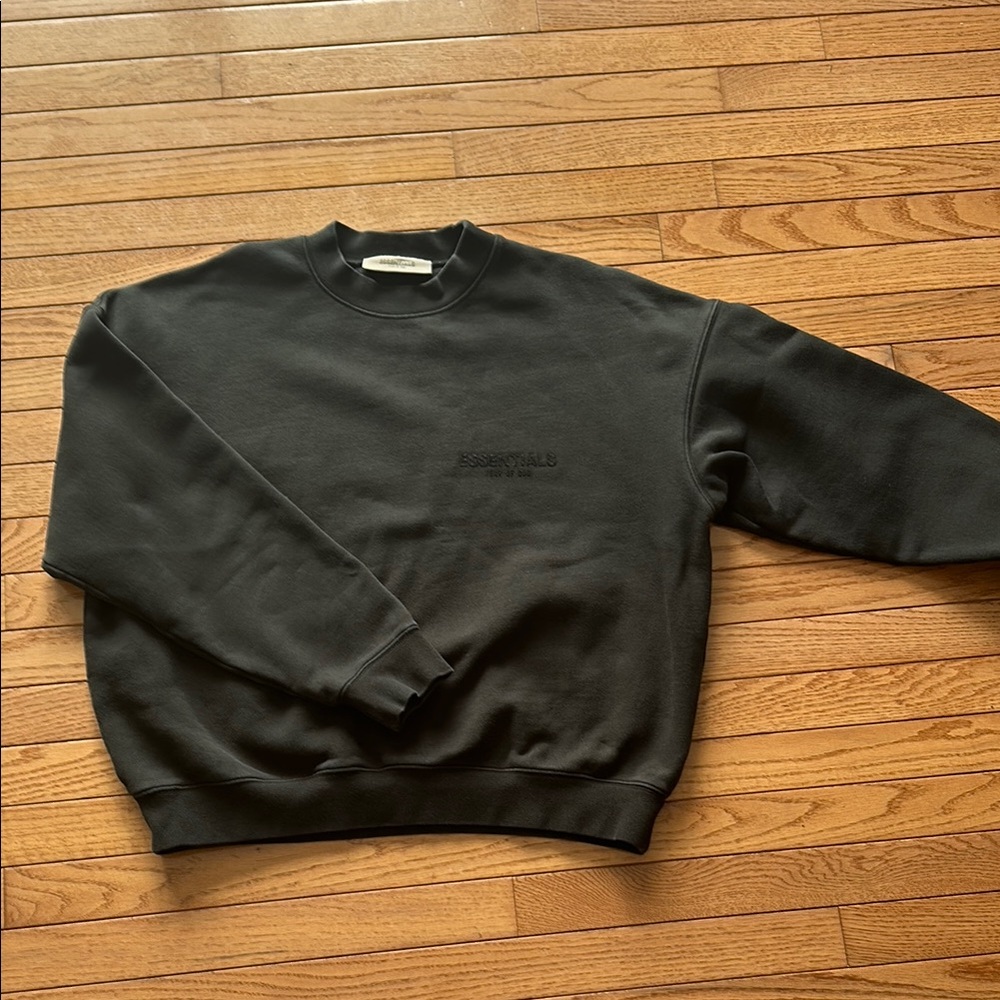 Essentials Black Men's Sweater